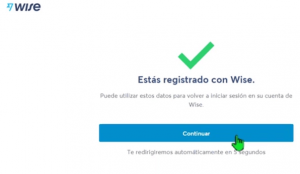 Notificación de registro