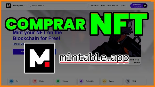 Comprar NFT en mintable