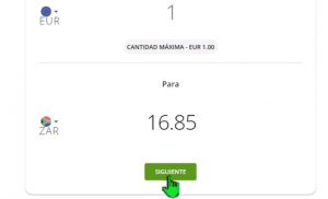 confirmación de monto