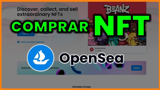 Comprar NFT en Opensea