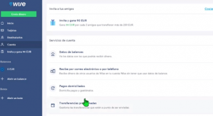 opciones gestionables wise