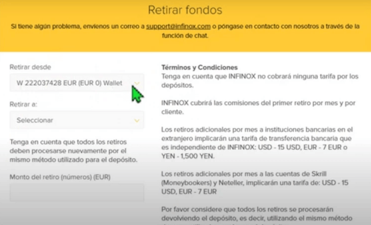 C mo Retirar Fondos De Infinox Diferentes M todos 2023