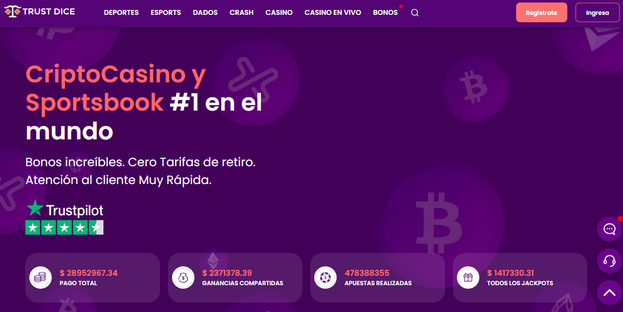 ¿Cuáles son los casinos en Bitcoin mas usados?